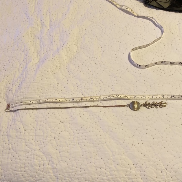 Necklace dangle pendant silver tone statement serpent chain - Picture 9 of 9